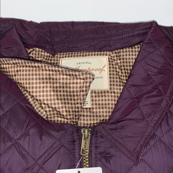 Weatherproof Vintage Ladies' Quilted Jacket, Plum - Picture 11 of 16